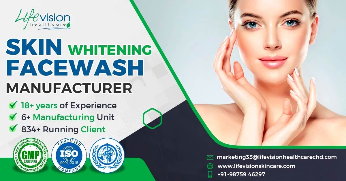 Skin whitening facewash manufacturer