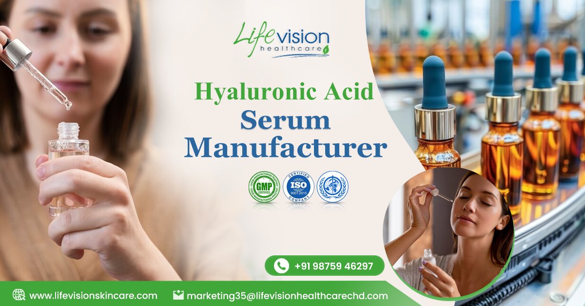 Hyaluronic Acid Serum Manufacturer in India